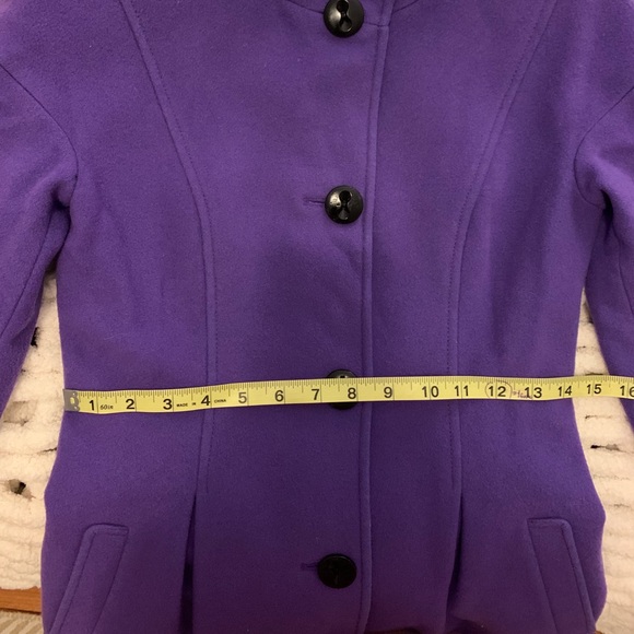 Quarter Sleeve Stylish Wool Coat - Picture 10 of 13